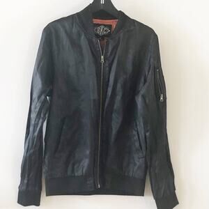 BKC Black Jacket Full Zip Medium Brooklyn Cloth Work Wear